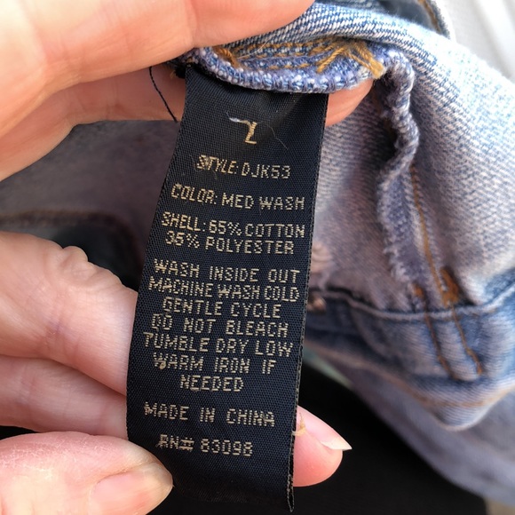 Pretty Blue Jean Designer Jacket by Ci Sono - Picture 10 of 11